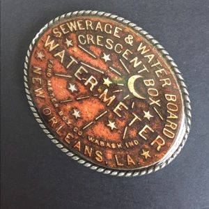 New Orleans Water Meter Belt Buckle